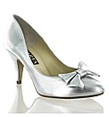 Marta Jonsson silver leather court