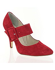 Marta Jonsson red suede court