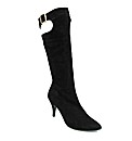 Marta Jonsson black suede knee boot