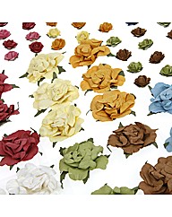 Create and Craft Paper Rose Flowers - 10