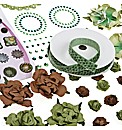 Create and Craft Golden Greens Embelishm