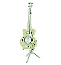 Guitar on Stand Mini-Clock