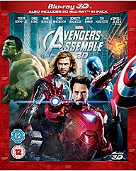 Marvel Avengers Assemble 3D (3D Blu + 2D