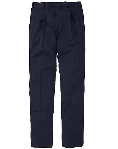 Image of &City Plain 1 Pleat Trousers 34in Leg