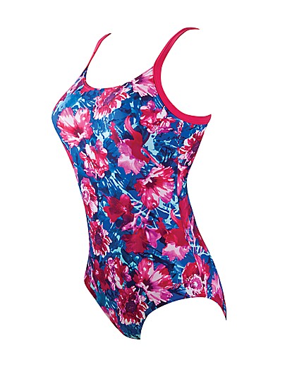 Zoggs Summer Bloom Hi Back Swimsuit | Kwilane